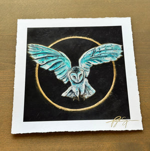 Sapience Owl Print