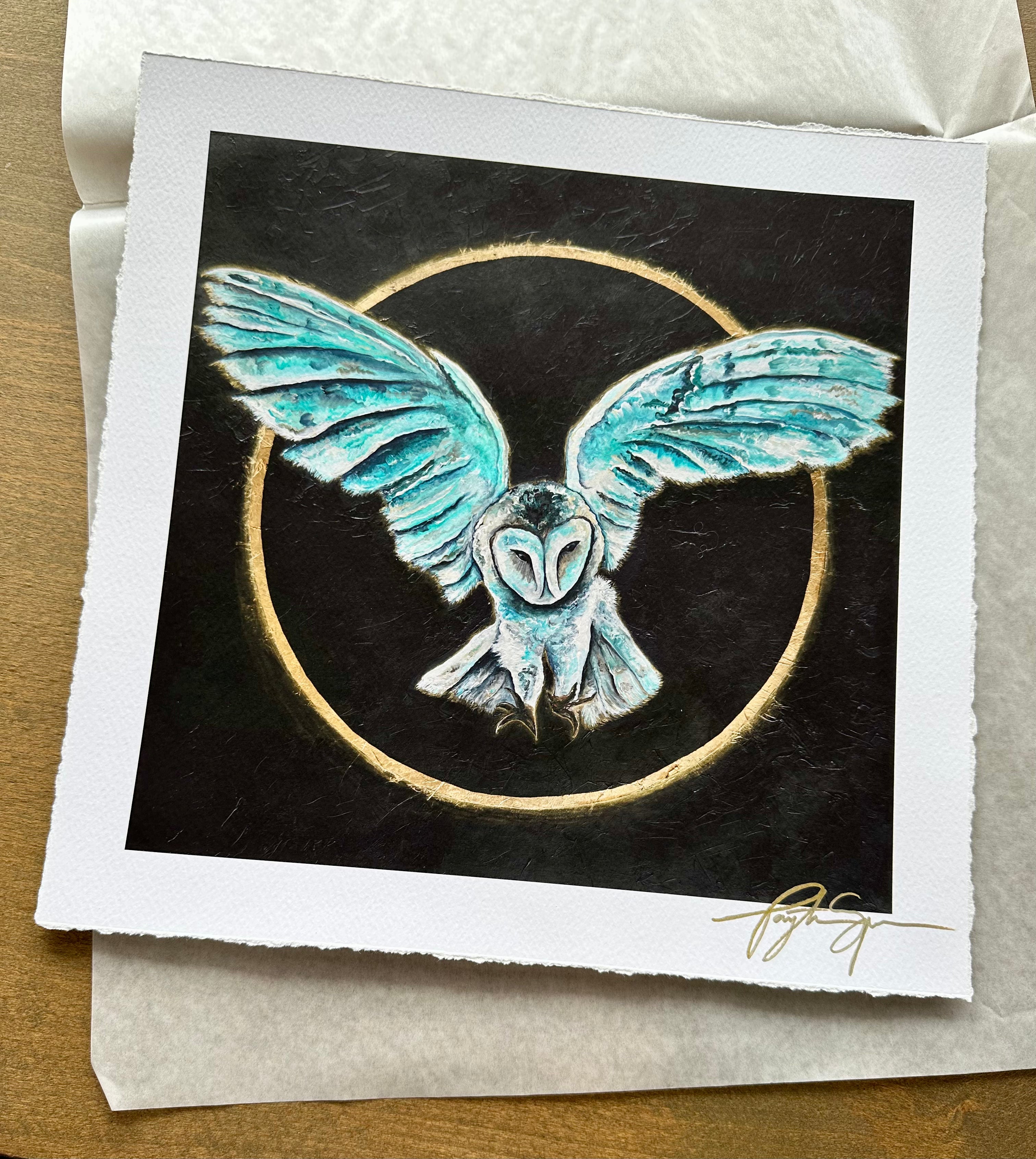Sapience Owl Print