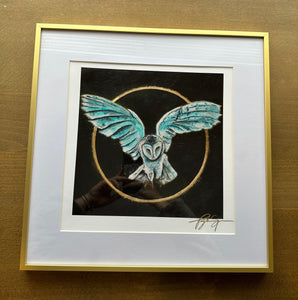 Sapience Framed Owl Print